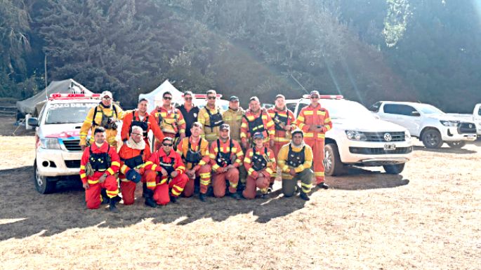 Nuestros bomberos, en el frente