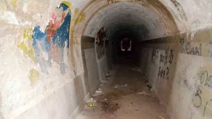 El viejo túnel, inmortalizado