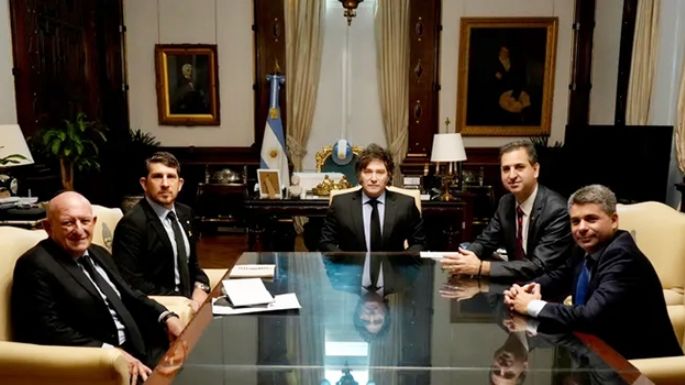 El presidente recibió ayer a las autoridades de la DAIA