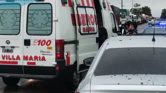 Un joven herido al chocar en moto