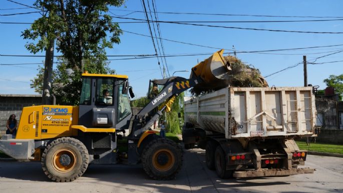 Hay operativo de limpieza en La Calera