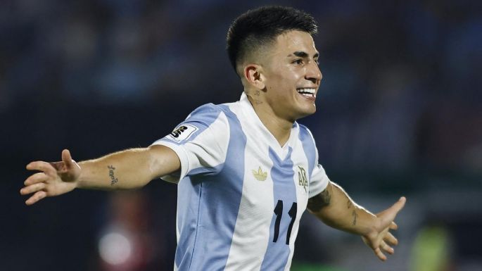 Argentina le ganó a Uruguay con un golazo de Thiago Almada