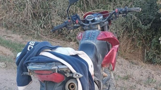Motociclista perdió el control del rodado y terminó hospitalizado