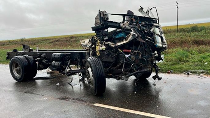 Impactante choque en ruta 6