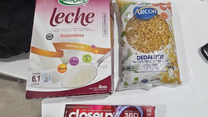 Robó mercadería en un comercio y fue visto por el dueño 