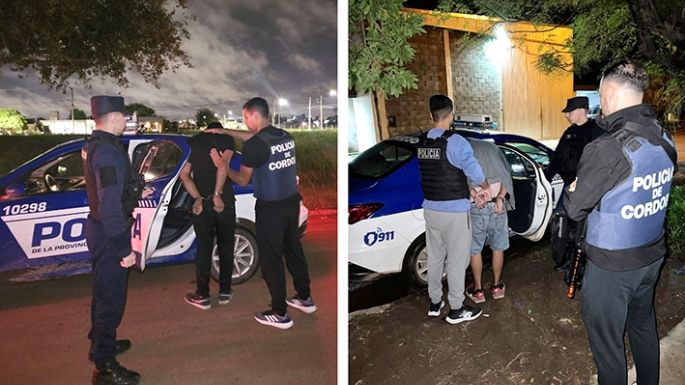 Cuatro detenidos en tres operativos simultáneos
