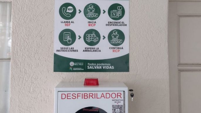 Ya instalaron 20 desfibriladores