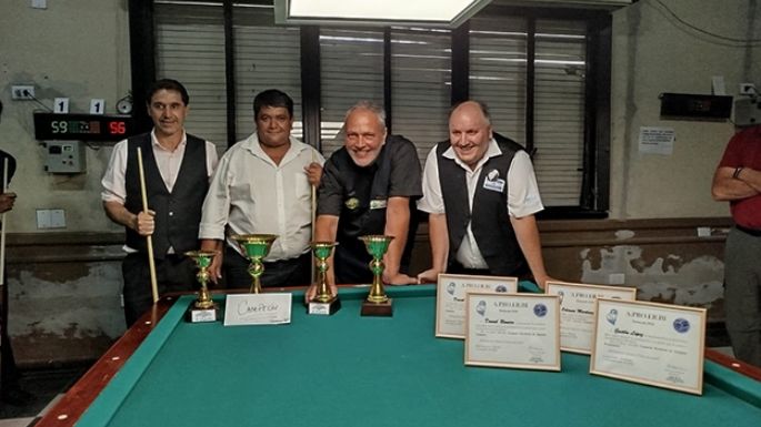 Carlos Coria fue tercero