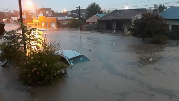 Violento termporal en Bahía Blanca: más de 40 familias evacuadas