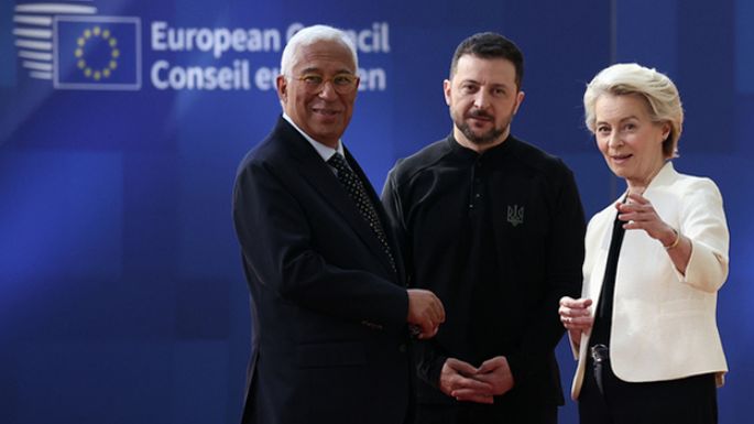 Zelenski busca apoyo en la UE