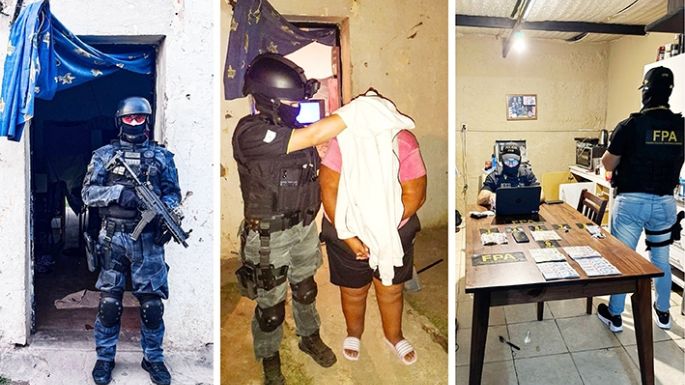 Cinco detenidos por vender marihuana y cocaína
