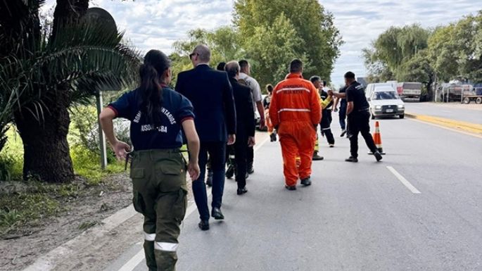Unas 100 personas buscan al vecino que desapareció en Villa Nueva