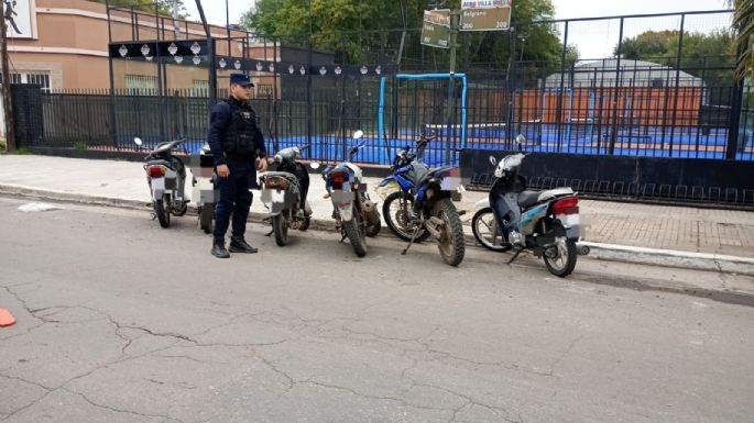 Secuestraron 74 motos en operativos de tránsito