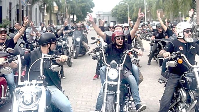 Las Harley-Davidson marcaron su paso