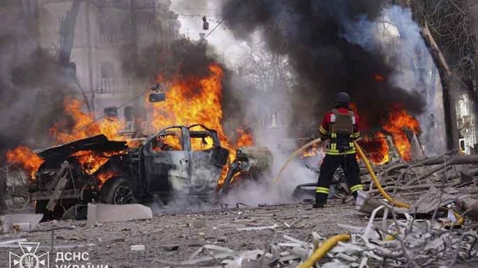 Al menos 31 muertos en un ataque con misiles rusos en Ucrania