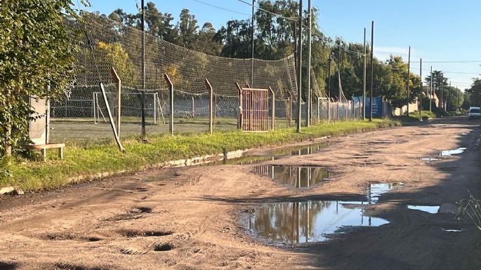 Quejas por el estado de calles de dos barrios