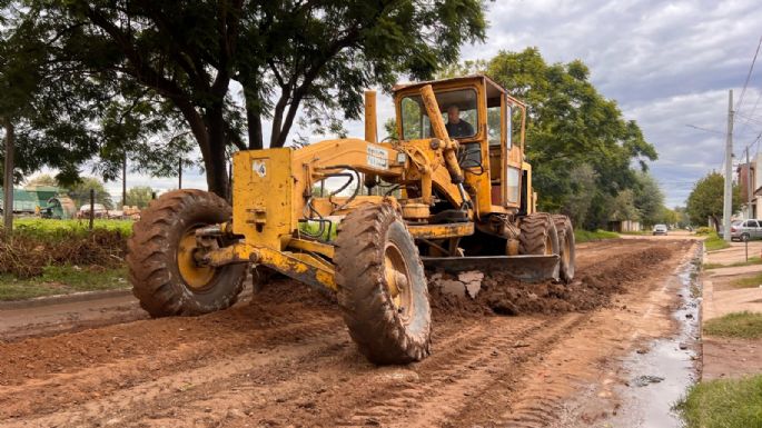 Reparan calles en cuatro barrios de Villa Nueva