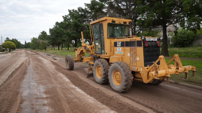 Con trabajos en tres barrios, comenzó plan de reparación de calles