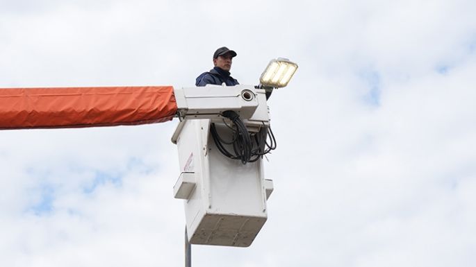 Nueva luminaria en el San Juan Bautista