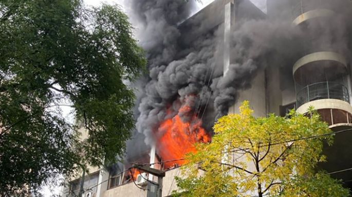 Incendio en Apross