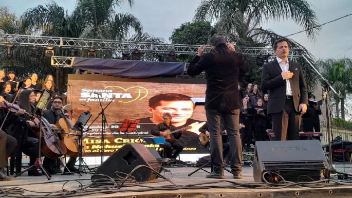 Nahuel Pennisi celebra la Pascua en Villa María