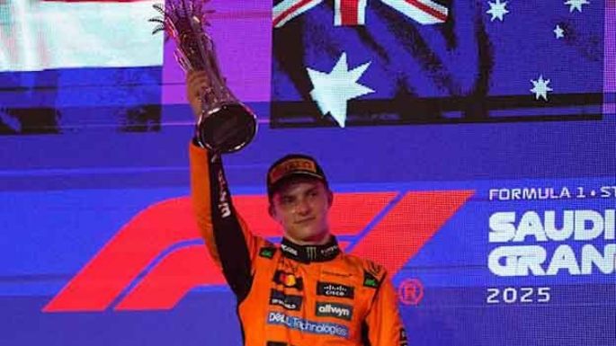 Oscar Piastri logró su tercer triunfo del año