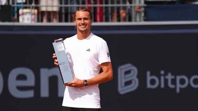 Alexander Zverev fue campeón en su casa