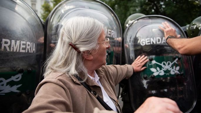 Otro miércoles de marcha y represión para los jubilados