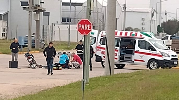 Dos motociclistas y un ciclista lesionados en tres accidentes