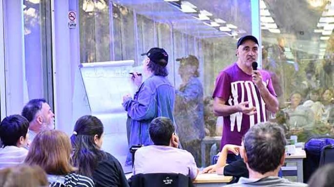 Saborido y Rep tallerearon a full