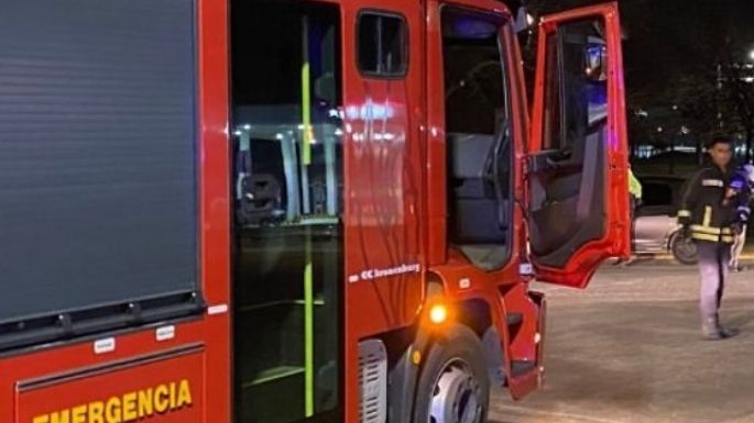 Quedó atrapado en la cabina del camión tras un choque