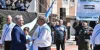 Los veteranos fueron reconocidos como héroes a su paso por el bulevar