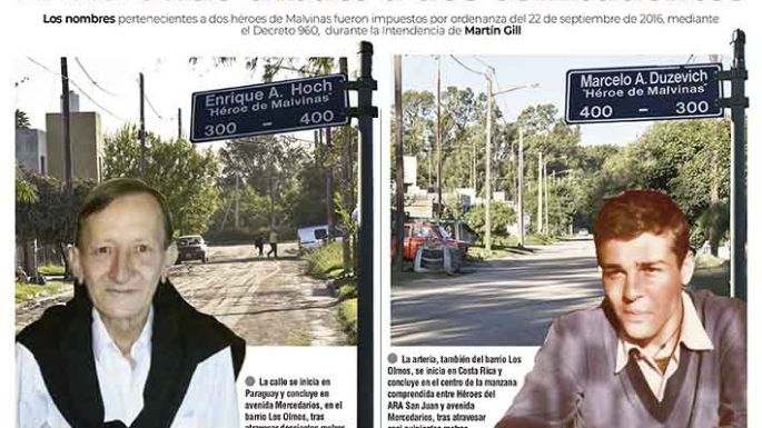 El merecido tributo a dos combatientes