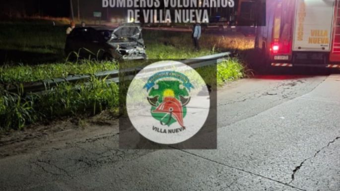 Un hombre sufrió traumatismos varios en un vuelco de automóvil