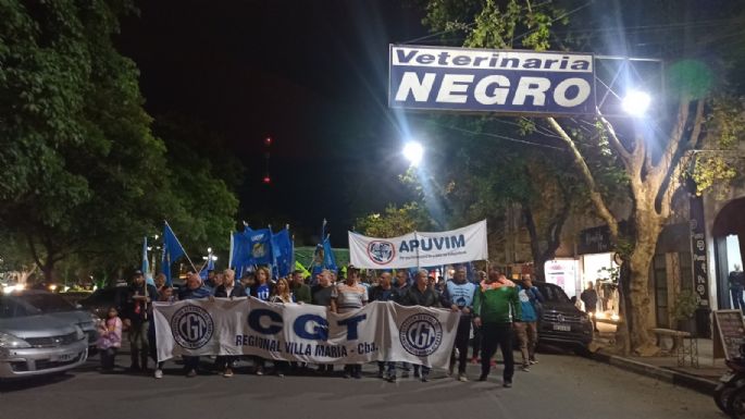 Organizaciones y vecinos se movilizaron en la previa del paro general