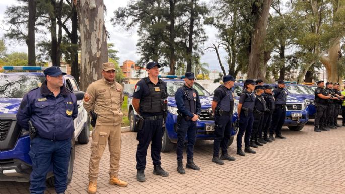 Refuerzan la seguridad en distintos sectores de Villa Nueva