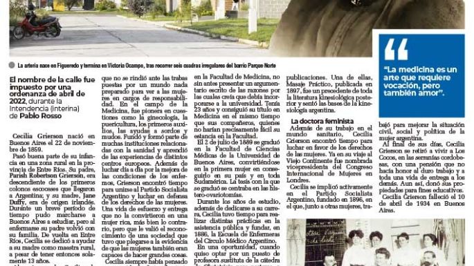 La primera médica
