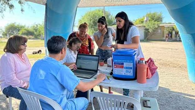 El 25% de las vacunas fueron aplicadas en terreno