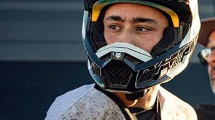 Matías Mirtuono emocionó en el Argentino de Motocross