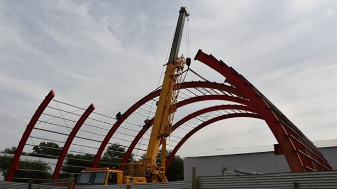 Avanza la construcción del Parque de los Deportes