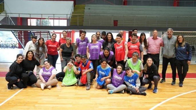 Empezó la Liga Deportiva para jóvenes con discapacidad