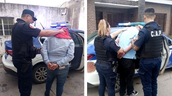 Robaron en Ausonia y los arrestaron en Villa Nueva