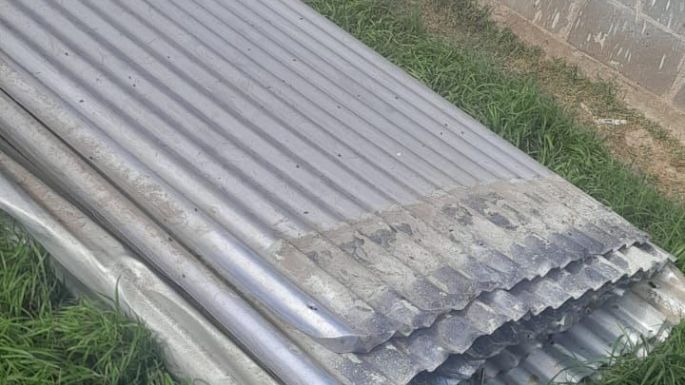 La tormenta le levantó el techo: "Solo en un rinconcito no llovía"