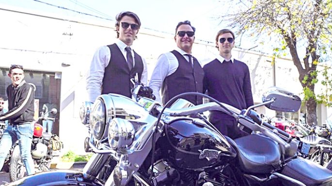 En moto y por causas nobles