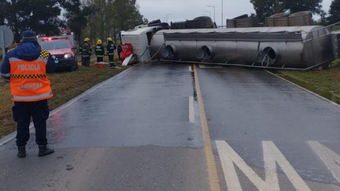 Murió un camionero en la ruta 17