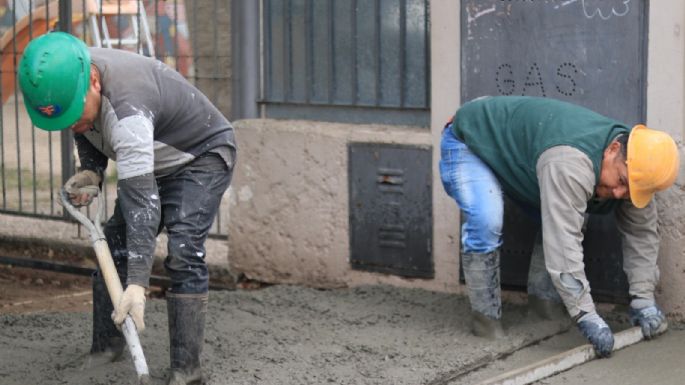 Reacondicionaron veredas de dos escuelas