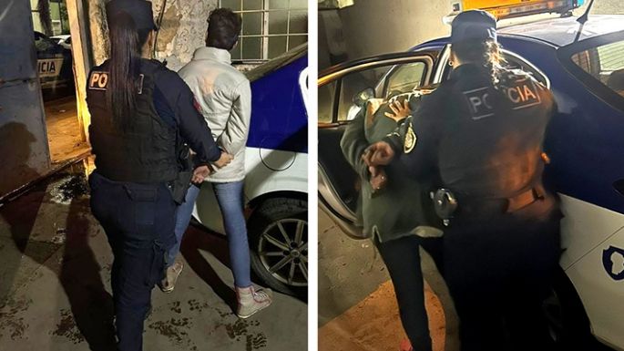 Arrestaron a tres mujeres y un hombre en la ciudad