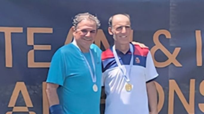 Doble subcampeonato para Ingaramo en singles y dobles, junto a Villarnovo