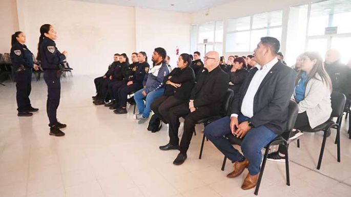 Policías capacitaron al personal del Centro de Monitoreo de Villa María