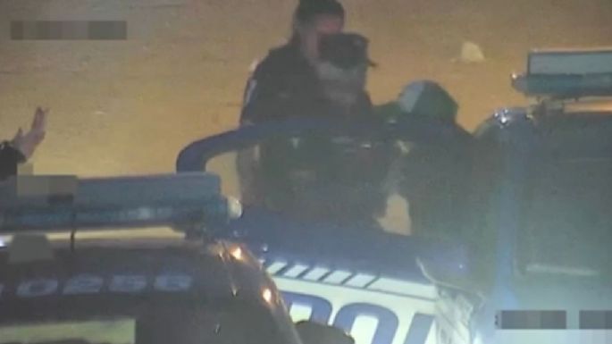 Difundieron videos de la detención por intento de robo de cables